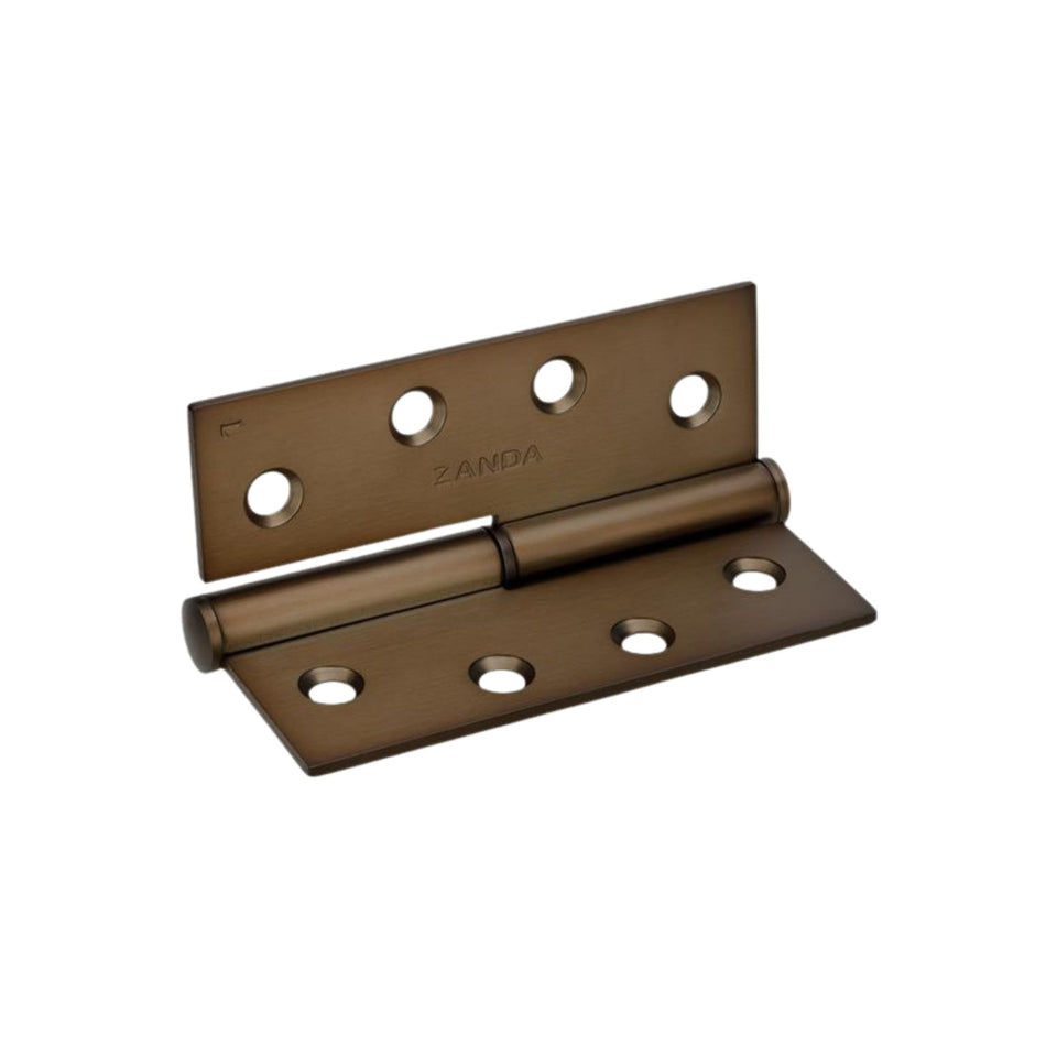 Zanda Lift Off Hinge 100 x 75 x 2.5mm Ember Bronze