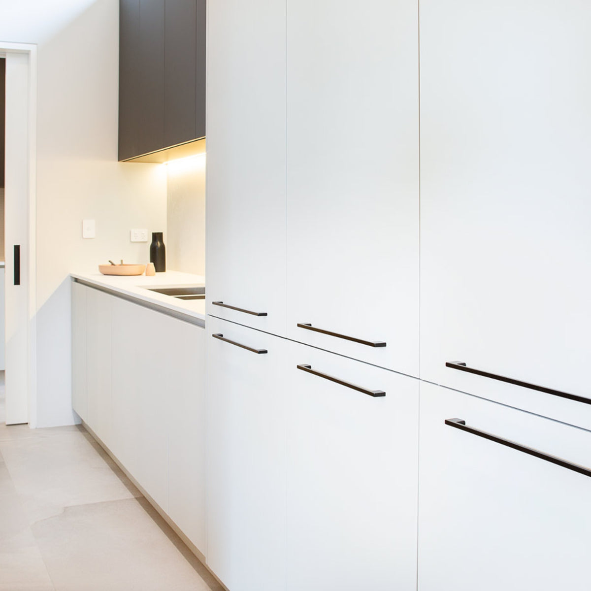 Zanda Marco Matte Black Cabinet Handle  6337.BLK - The Blue Space