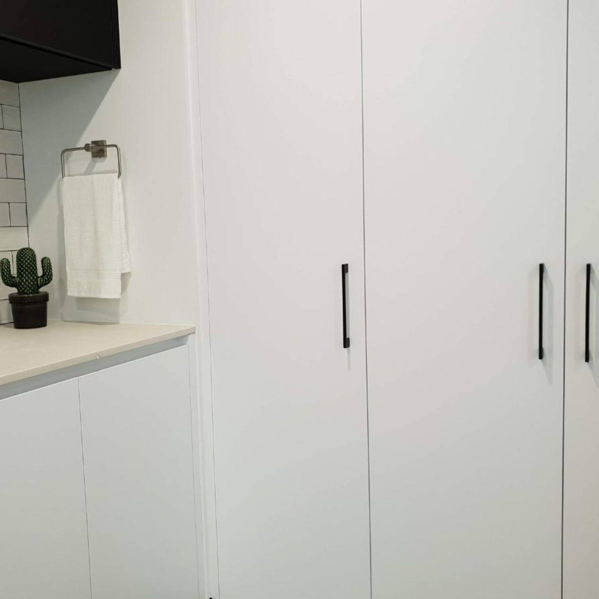 Zanda Marco Matte Black Cabinet Handle  6337.BLK - The Blue Space