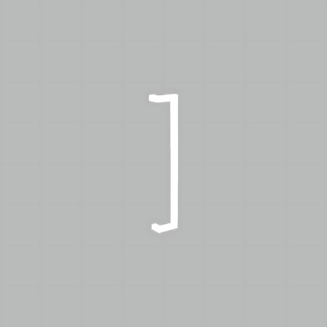 Zanda Nitro Plus Pull Handles 625mm White
