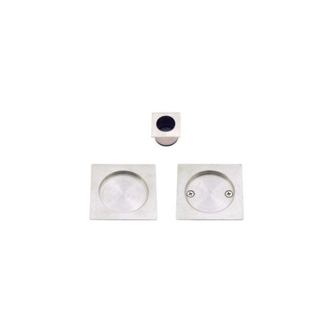 Zanda Square Cavity Sliding Passage Door Handle Kit Stainless Steel 5330.SS - The Blue Space
