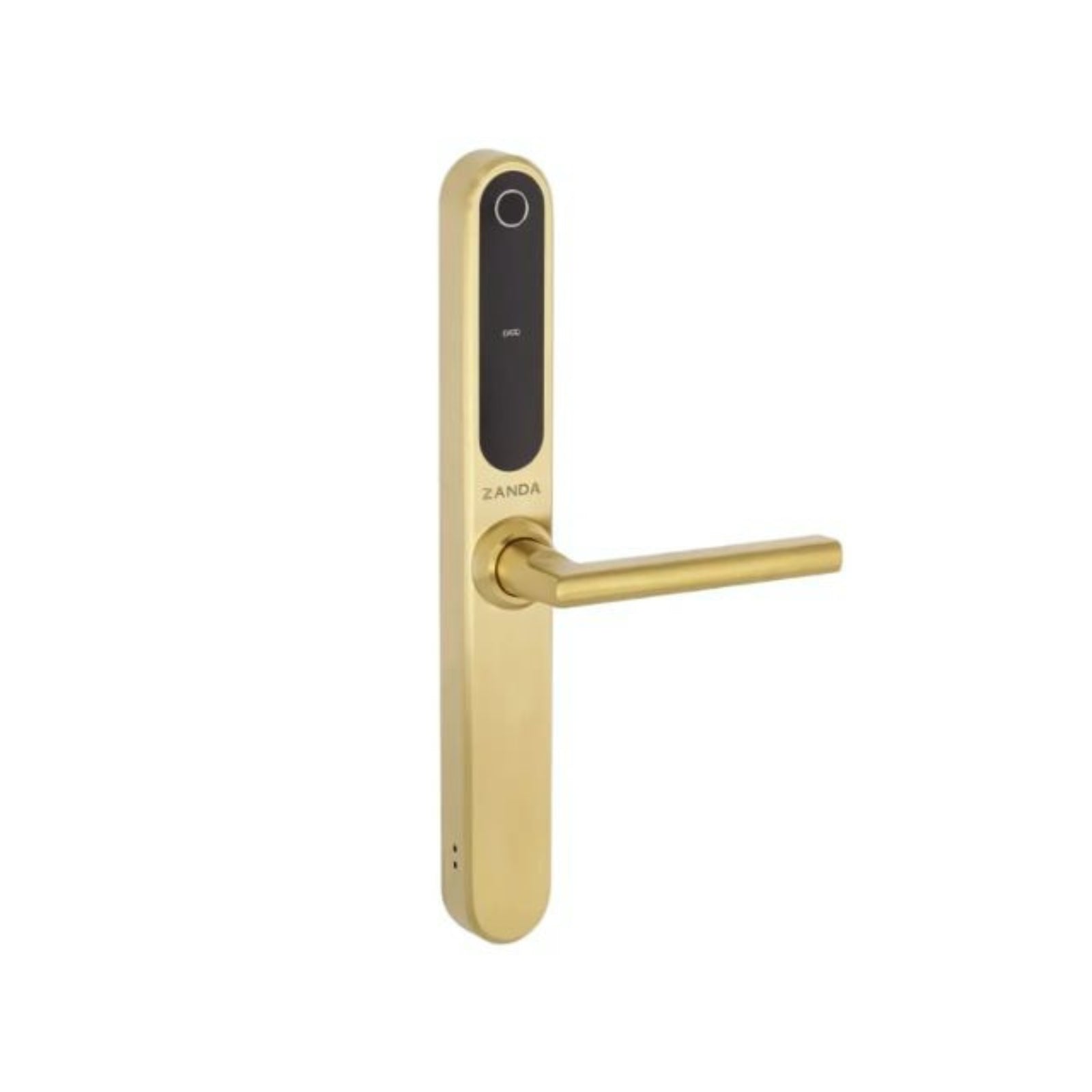 Zanda Stealth Smart Lock Longplates Satin Brass 1326.SB - The Blue Space