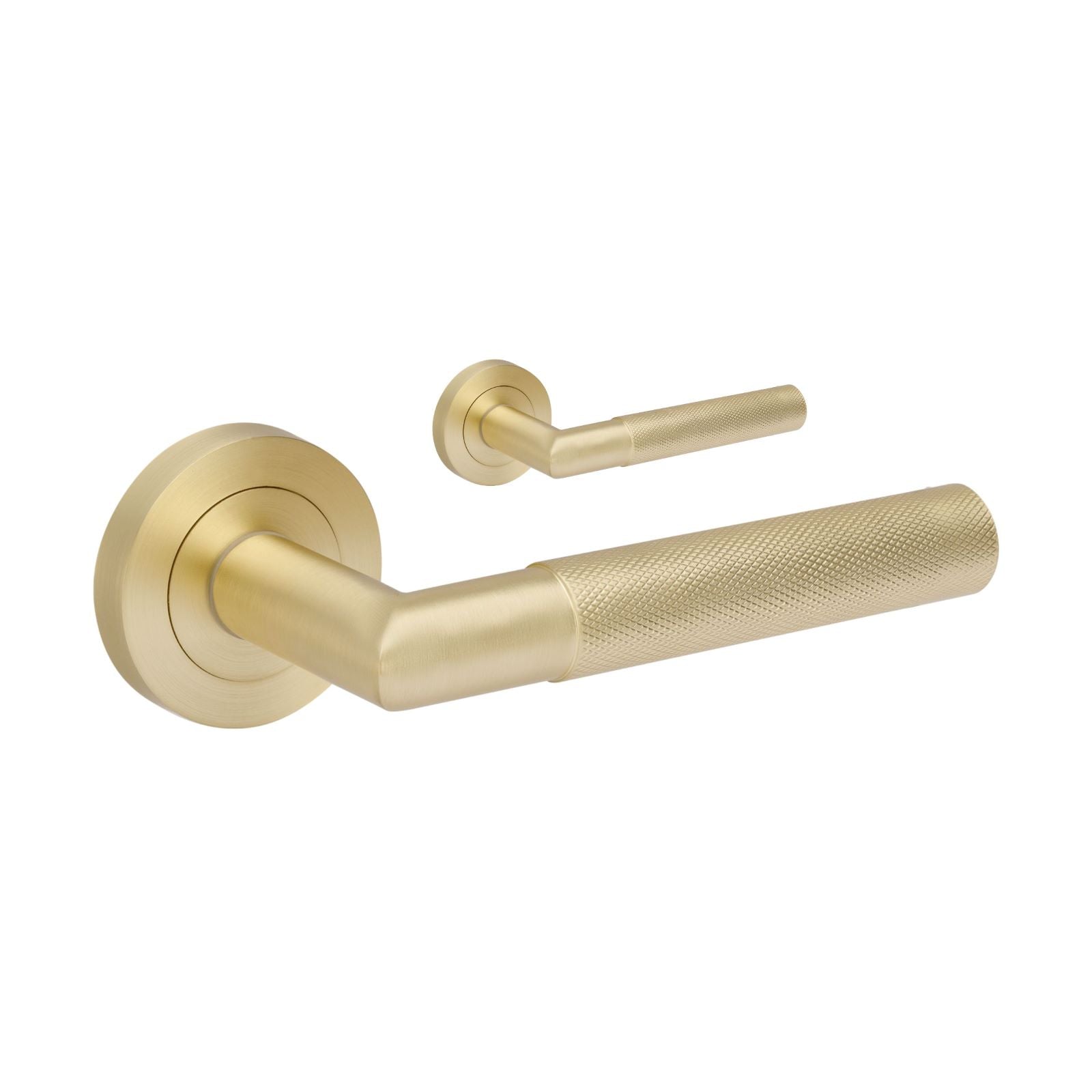 Zanda Vertex Lever Set Only Satin Brass 10030.SB - The Blue Space