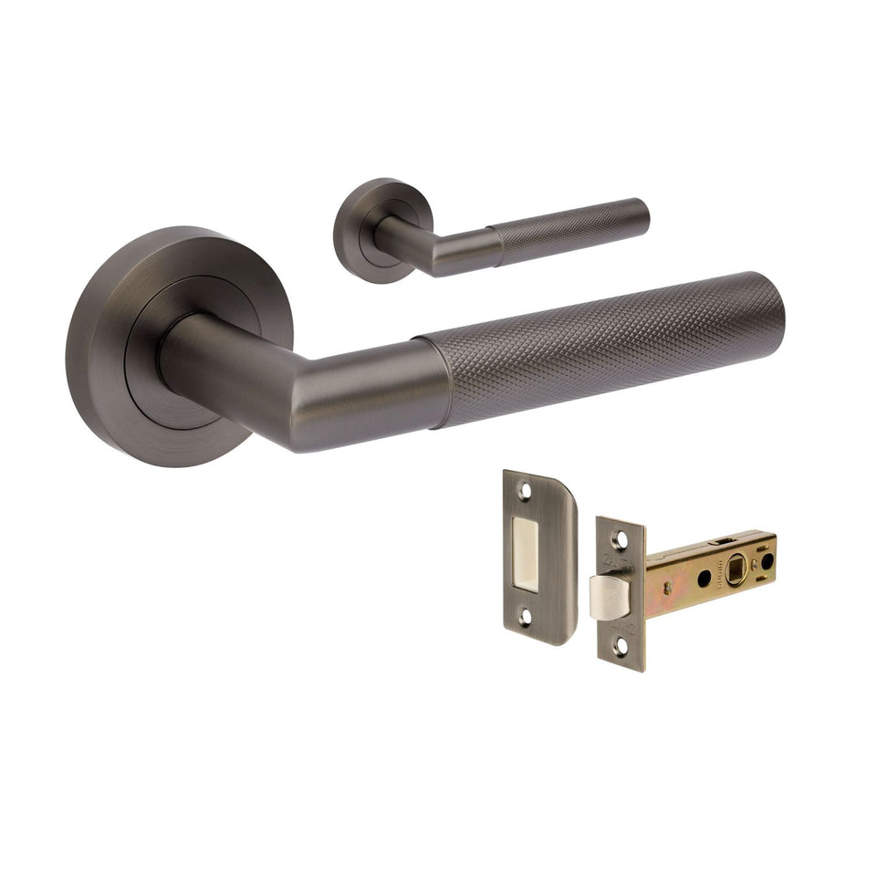 Zanda Vertex Passage Lever Set Graphite Nickel