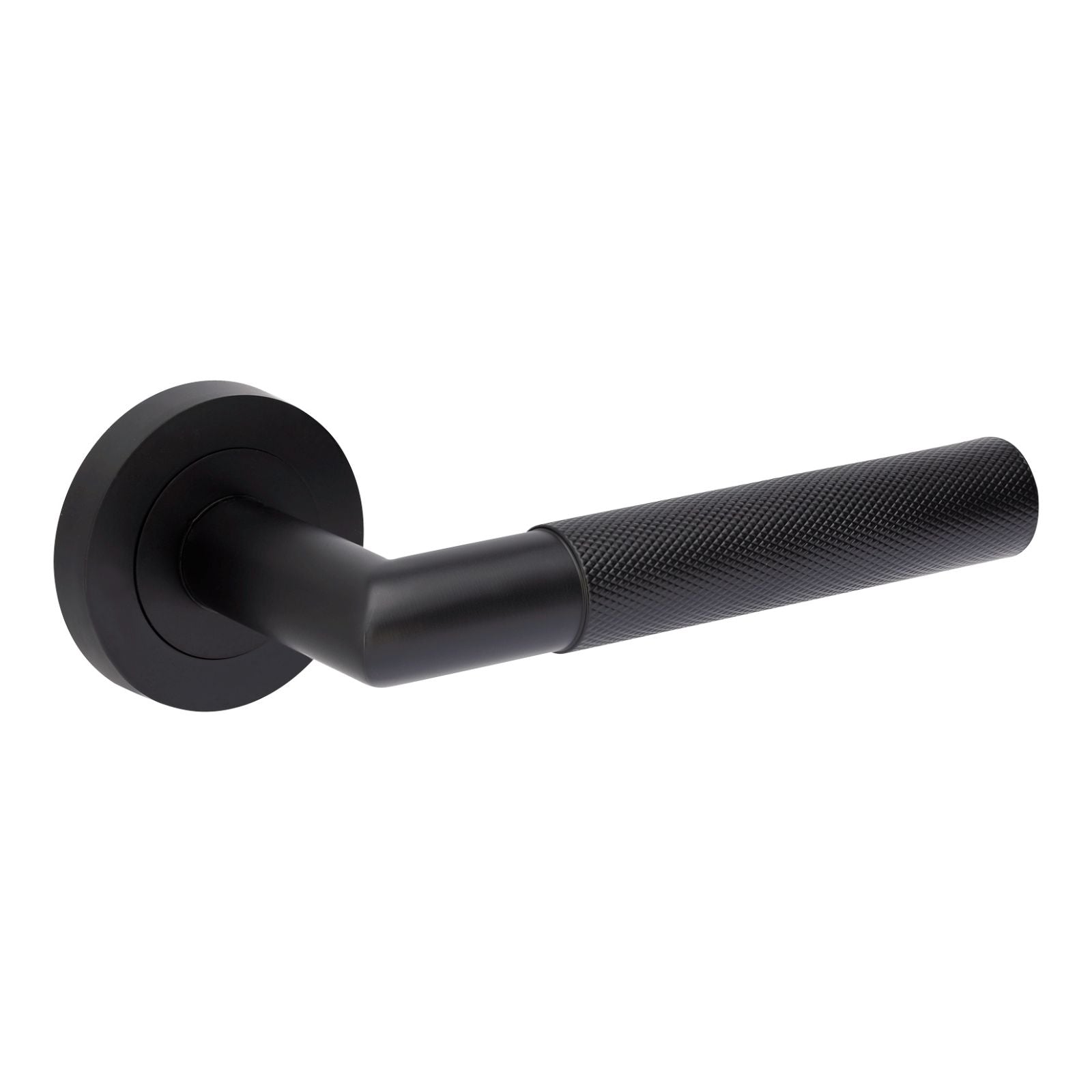 Looks Zanda Vertex Privacy Lever Set Matte Black 10032.BLK - The Blue Space