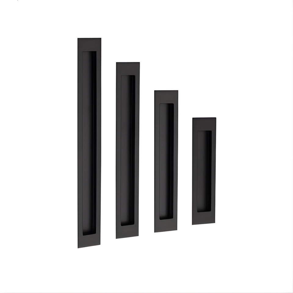 Zanda Verve Flush Pull 200 x 37mm Matte Black