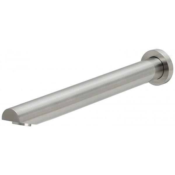 Phoenix Vivid Wall Bath Outlet 32 x 300mm Angled - Brushed Nickel
