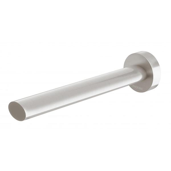 Phoenix Vivid Slimline Oval 180mm Basin Outlet - Brushed Nickel