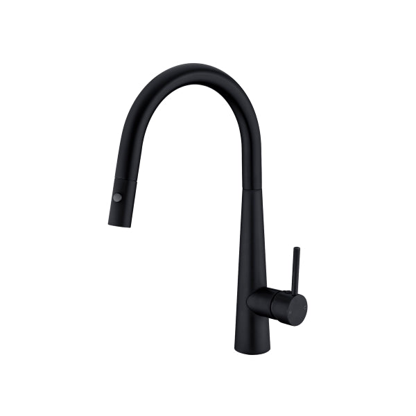 Nero Dolce Pull Out Sink Mixer With Vegie Spray Function Matte Black