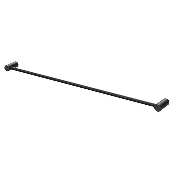 Phoenix Vivid Slimline Single Towel Rail-Matte Black