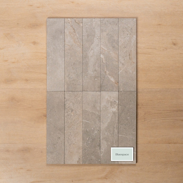 Casuarina Grey Honed Porcelain Tile 75x300mm