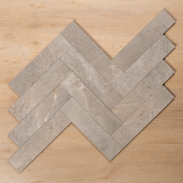 Casuarina Grey Honed Porcelain Tile 75x300mm