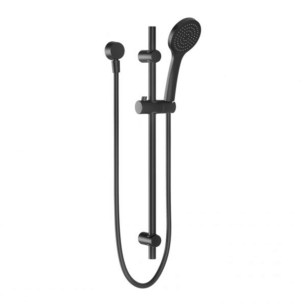 Phoenix Pina Rail Shower Matte Black Builders Range