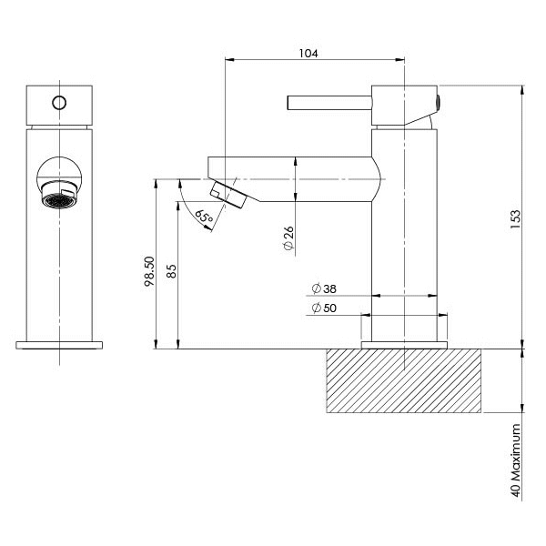 Pina Basin Mixer Chrome Phoenix Builders Range