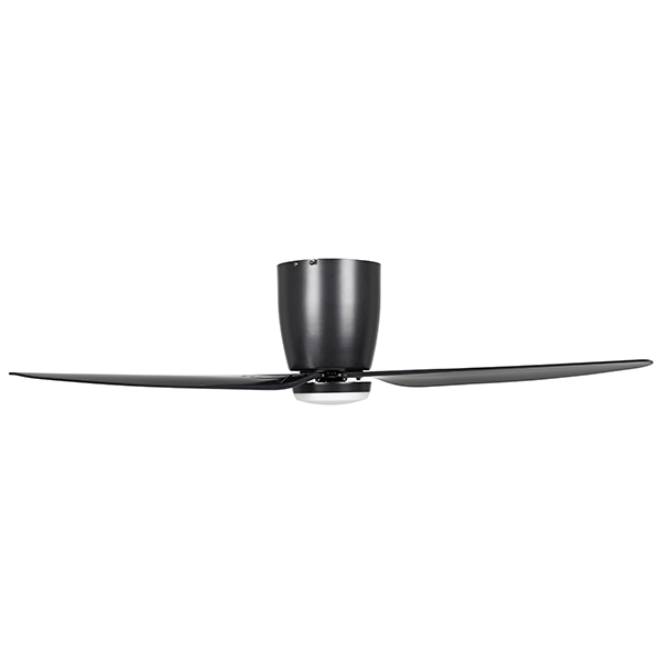 Eglo Seacliff 44in 112cm DC Ceiling Fan with 15W LED CCT Light - Black