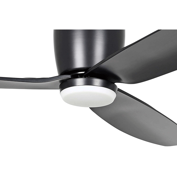 Eglo Seacliff 52in 132cm DC Ceiling Fan with 15W LED CCT Light - Black