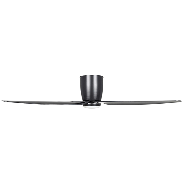Eglo Seacliff 52in 132cm DC Ceiling Fan with 15W LED CCT Light - Black