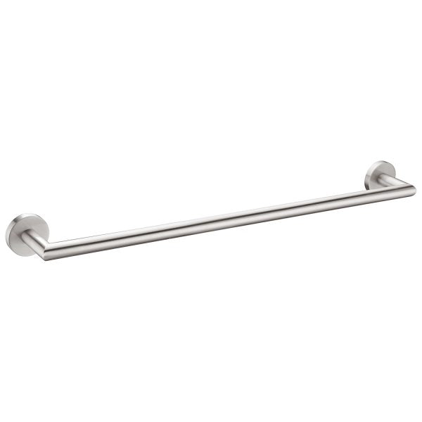 Nero Dolce Single Towel Rail 700mm - Brushed Nickel