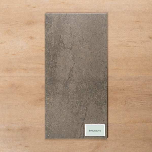 Burleigh Grey Matt Cushioned Edge Porcelain Tile 300x600mm