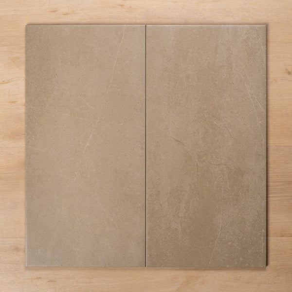 Burleigh Latte Gloss Cushioned Edge Ceramic Tile 300x600mm