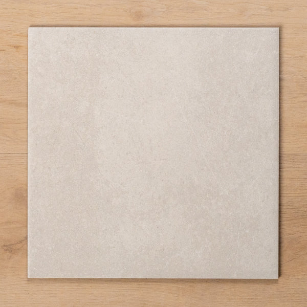 Burleigh White Matt Cushioned Edge Porcelain Tile 300x300mm - The Blue Space
