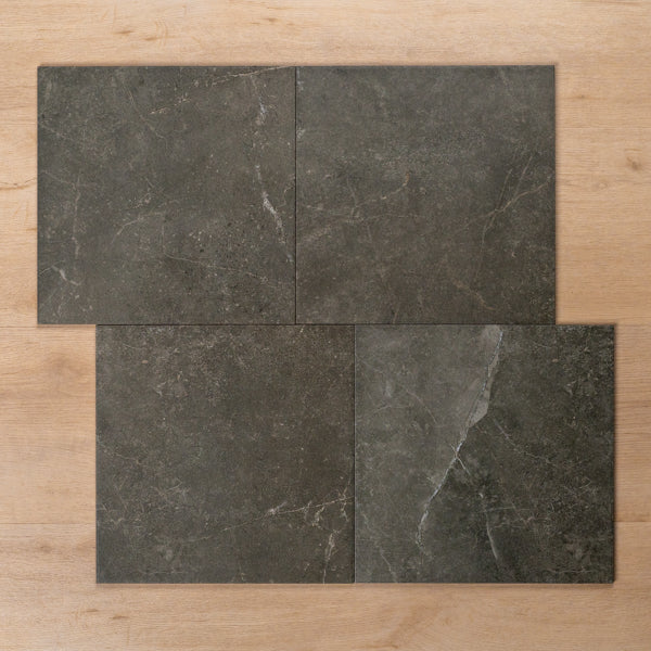 Avalon Charcoal Matt P2 Porcelain Tile 300x300mm