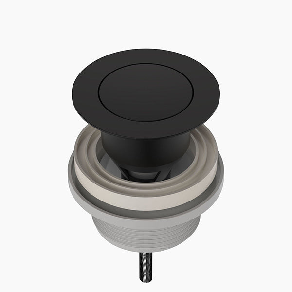 Clark Basin Pop Up Plug and Waste Matte Black