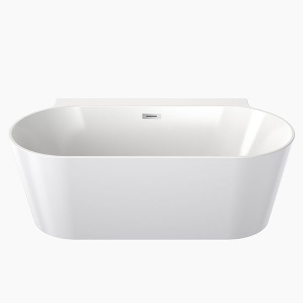 Clark Round Back To Wall Freestanding Bath 1600mm