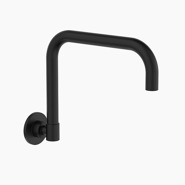 Clark Round Lead Free Wall Sink Outlet Matte Black