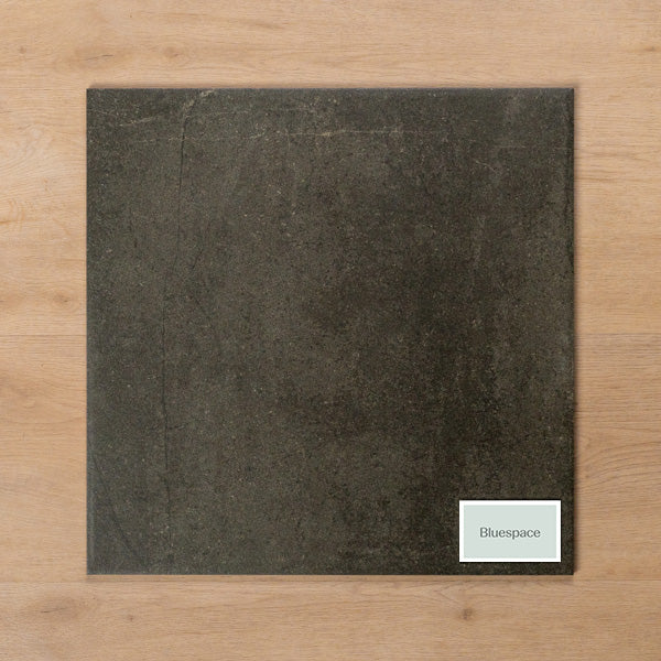 Burleigh Charcoal External Cushioned Edge Porcelain Tile 450x450mm