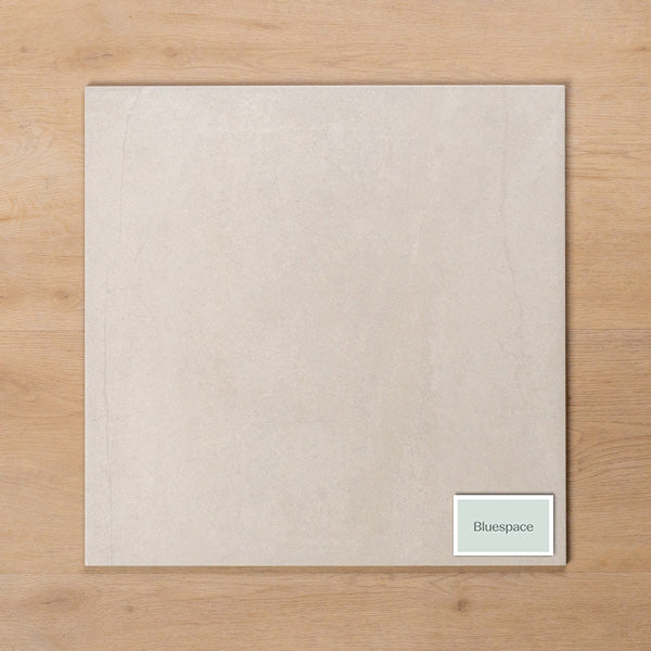 Burleigh White External Cushioned Edge Porcelain Tile 450x450mm