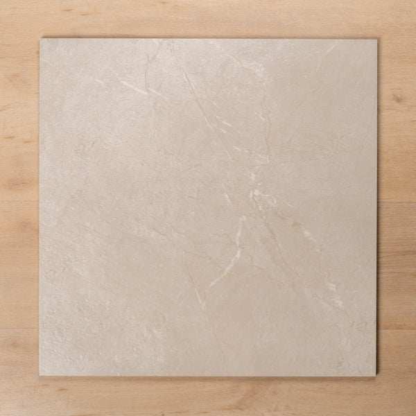 Casuarina Cream Honed Porcelain Tile 600x600mm