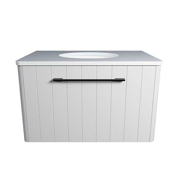 Timberline Saba Wall Hung Vanity With Under Counter Basin 750mm - The Blue Space