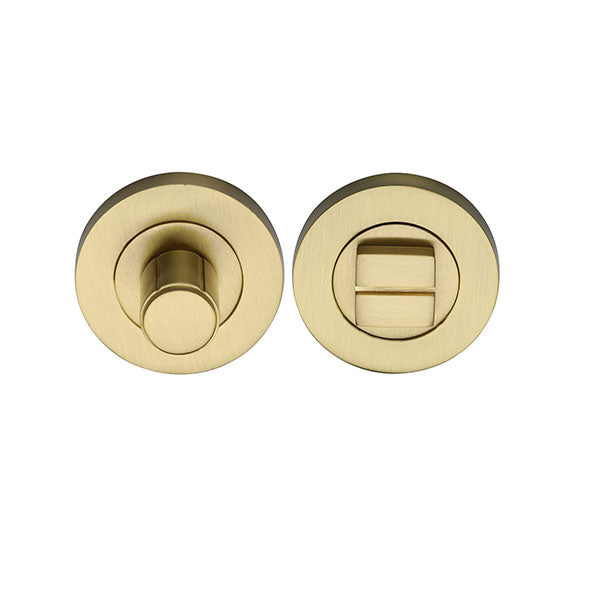 Zanda Zurich Privacy Door Handle Set Satin Brass