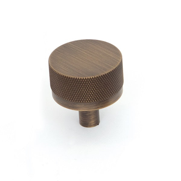 Momo Handles Bellevue Knob Knurled Bronze