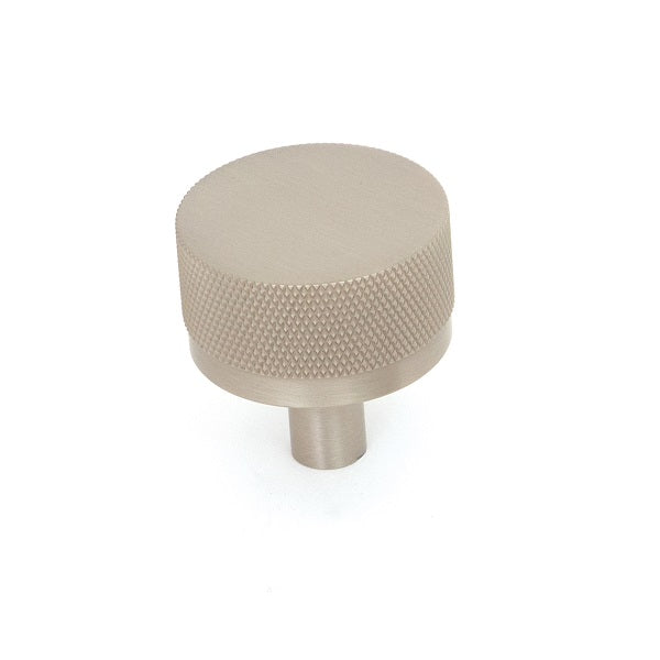 Momo Handles Bellevue Knob Knurled Brushed Nickel