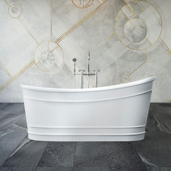 BelBagno Ritz Freestanding Bath 1676mm Premium Collection