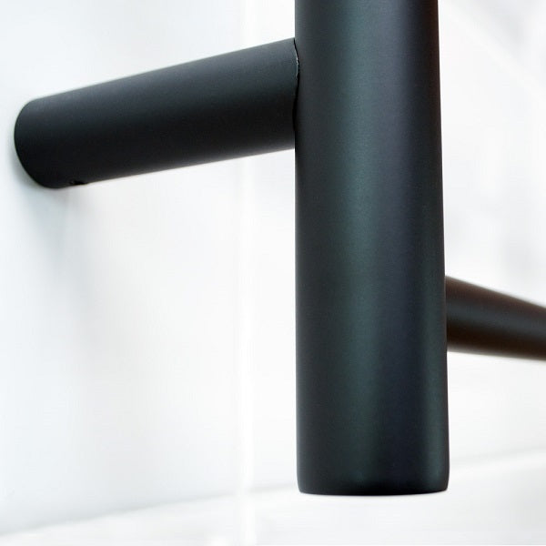 Radiant Non-Heated 8 Bar 530 x 700 Towel Rail Matt Black