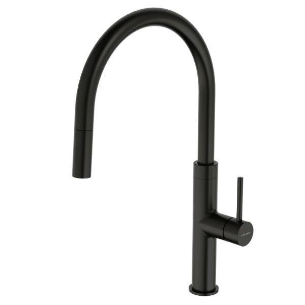 Liano II Pull Down Sink Mixer in Matte Black by Caroma - The Blue Space