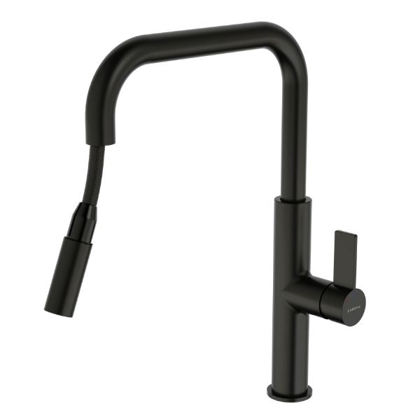 Caroma Urbane II Pull Out Sink Mixer - Matte Black