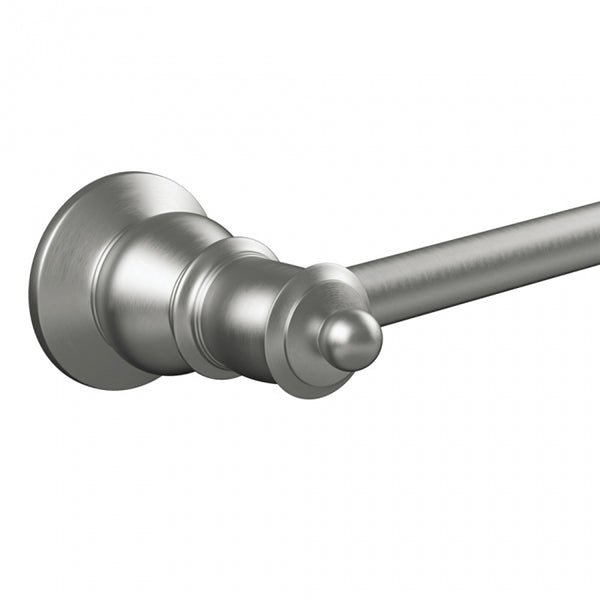 Fienza Lillian Single Towel Rail - Brushed Nickel 800mm