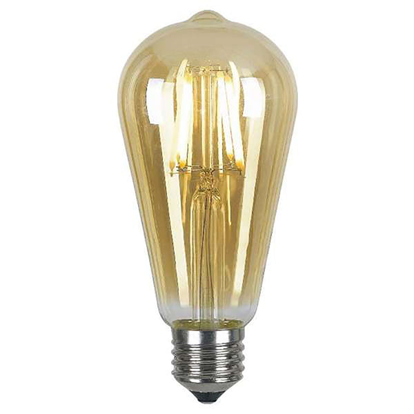 Telbix ES 4W LED ST64 Pilot Globe Warm White - Amber