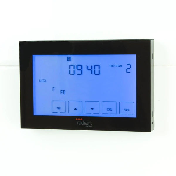 Radiant Premium Range Glass Front Digital Timer Black