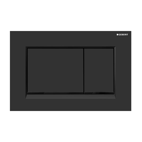 Geberit Sigma 30 Dual Flush Plate Matte Black online at The Blue Space
