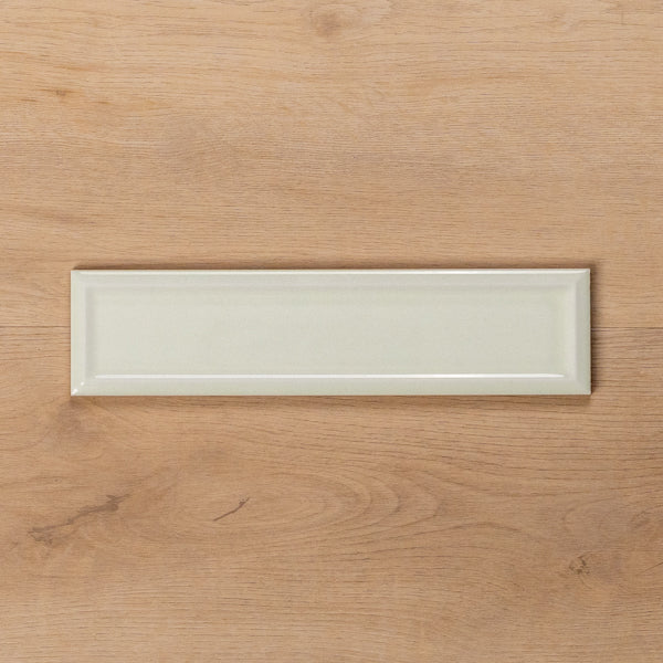 Whitehaven Green Gloss Frame Ceramic Subway Tile 68x280mm