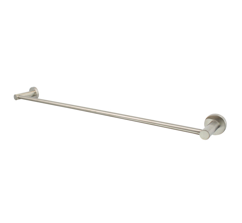 Mirage Single Towel Rail Brushed Nickel