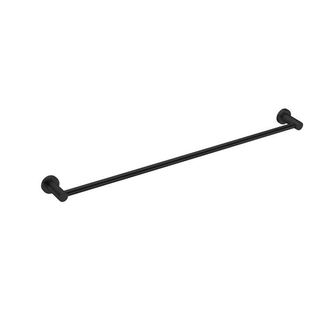 Nero Mecca Single Towel Rail 800mm Matte Black | The Blue Space