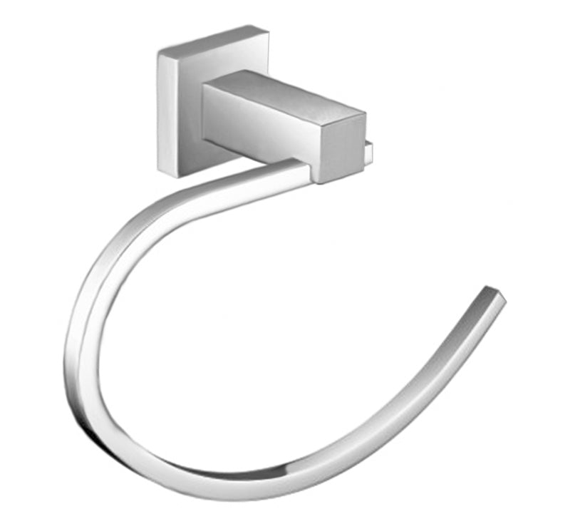 Luxe Towel Ring Chrome
