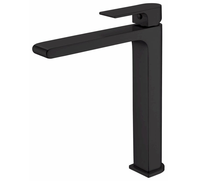 Nero Bianca Tall Basin Mixer Matte Black