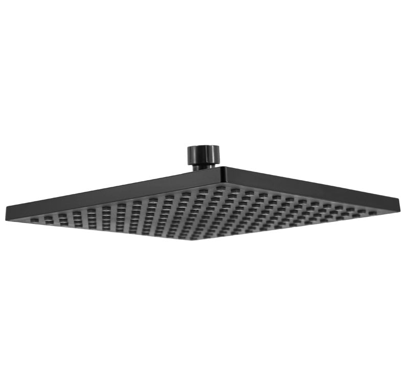 Shower Head Square Matte Black